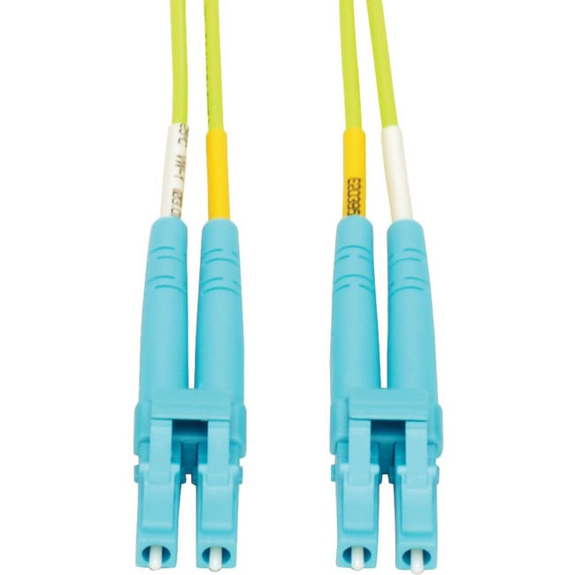 Eaton N820-10M-OM5 Tripp Lite by Eaton Cable de Fibra Óptica Dúplex Multimodo 100G 50/125 OM5 LSZH (LC/LC) Verde Lima 10 m
