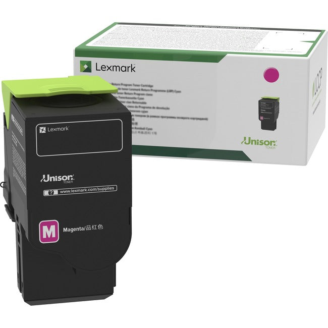 Lexmark 78C10M0 Cartucho de Tóner Láser Lexmark Unison Original de Rendimiento Estándar - Magenta - 1 Pieza