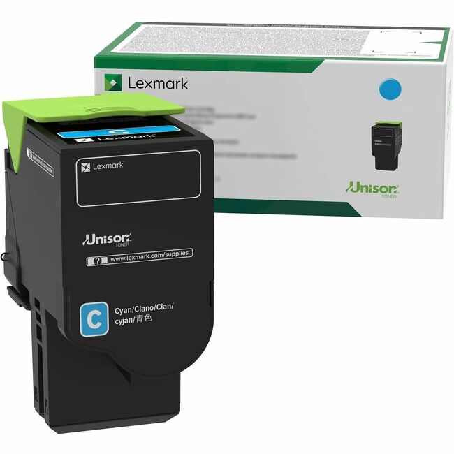 Lexmark 78C1XC0 Cartucho de Tóner Láser Original Lexmark Unison de Rendimiento Extra Alto - Cian - 1 Pieza