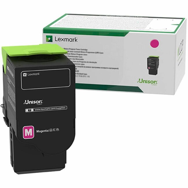 Lexmark 78C1XM0 Cartucho de Tóner Láser Original Lexmark Unison de Rendimiento Extra Alto - Magenta - 1 Unidad