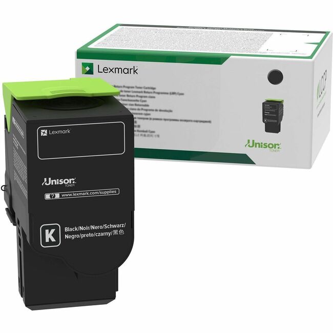 Lexmark 78C1XK0 Cartucho de Tóner Láser Original Lexmark Unison de Rendimiento Extra Alto - Negro - 1 Unidad