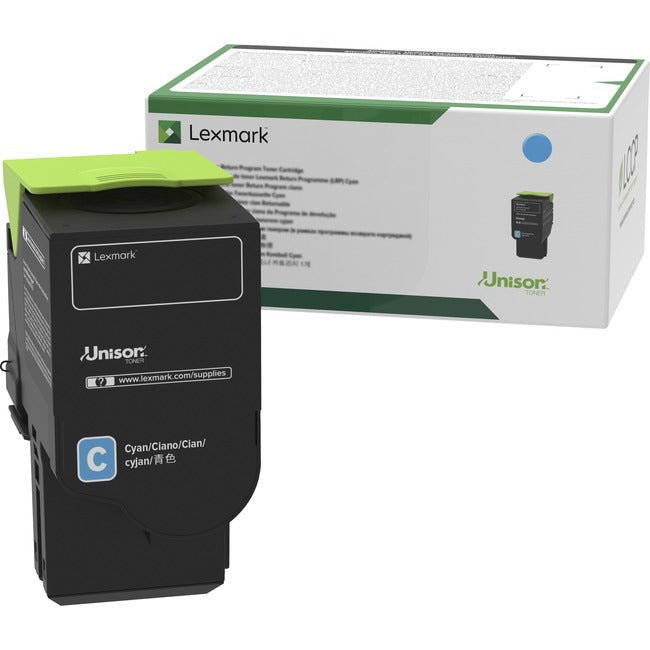 Lexmark 78C1UC0 Cartucho de Tóner Láser Original Lexmark Unison de Rendimiento Ultra Alto - Cian - 1 Pieza
