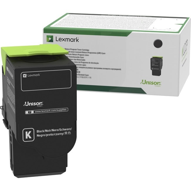 Lexmark 78C1UK0 Cartucho de Tóner Láser Original Lexmark Unison de Rendimiento Ultra Alto - Negro - 1 Pieza