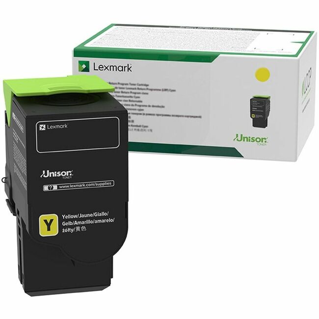 Lexmark 78C1XYE Cartucho de Tóner Láser Original Lexmark Unison Rendimiento Extra Alto - Paquete Amarillo