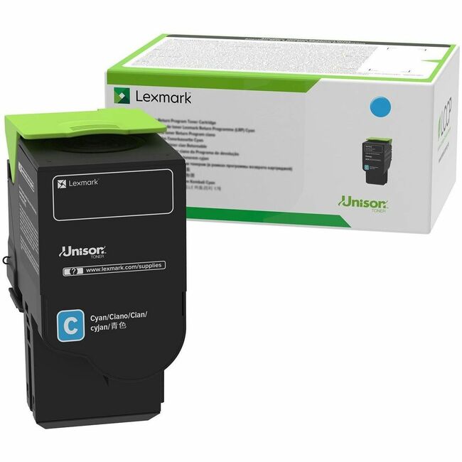 Lexmark 78C1UCE Cartucho de Tóner Láser Original Lexmark Unison Ultra Alto Rendimiento - Pack Cian