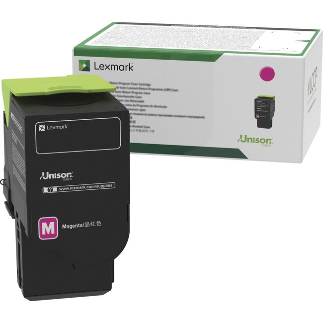 Lexmark C231HM0 Unison Original High Yield Laser Toner Cartridge - Magenta - 1 Each