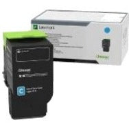 Lexmark 78C0U20 Cartucho de Tóner Láser Original Lexmark Unison Ultra Alto Rendimiento - Paquete Cian