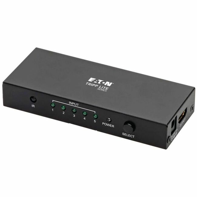 Eaton B119-005-UHD Tripp Lite Series Conmutador HDMI de 5 Puertos con Control Remoto - 4K 60 Hz, UHD, 4:4:4, HDR, 3D