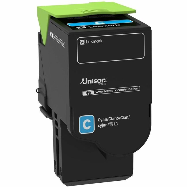 Lexmark 78C0UCG Cartucho de Tóner Láser Original Lexmark Unison Ultra Alto Rendimiento - Paquete Cian