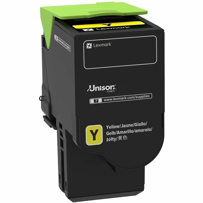 Lexmark 78C0UYG Cartucho de Tóner Láser Original Lexmark Unison Ultra Alto Rendimiento - Paquete Amarillo