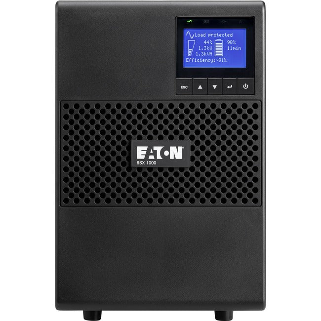 Eaton 9SX1000G 9SX 1000VA 900W 208V UPS de Doble Conversión en Línea - 6 Salidas C13, Opción de Tarjeta de Red Cibersegura, Ejecución Extendida, Torre