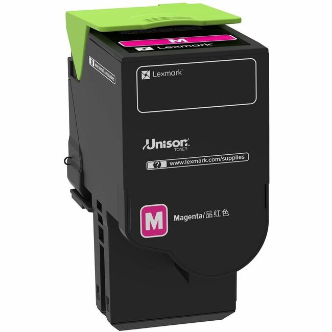 Lexmark 78C00MG Cartucho de Tóner Láser Original Lexmark Unison de Rendimiento Estándar - Paquete Magenta
