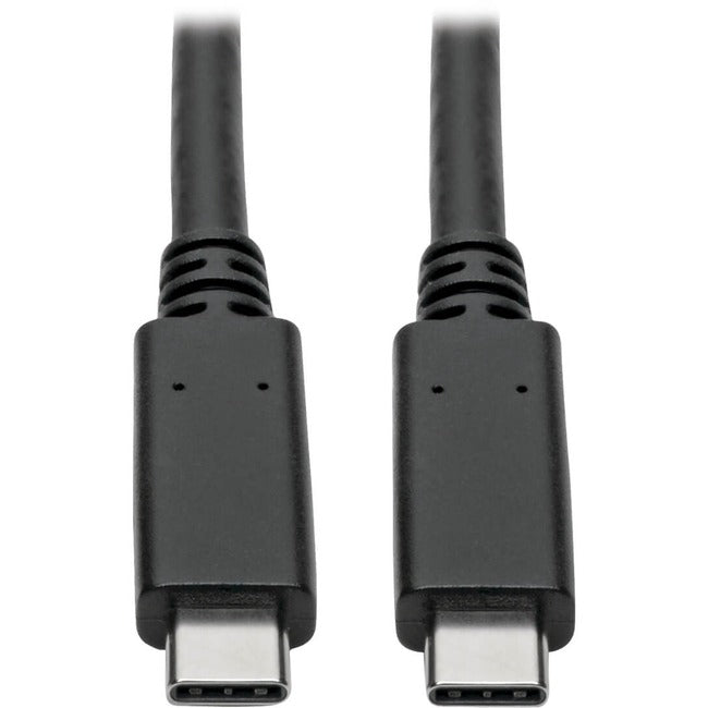 Eaton U420-C03-G2-5A Tripp Lite by Eaton Cable USB-C (M/M) - USB 3.2 Gen 2 (10 Gbps) 5A (100W) Rating USB-IF Certified Thunderbolt 3 Compatible 3 ft. (0.91 m)