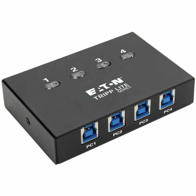 Eaton U359-004 Tripp Lite Series Conmutador de Uso Compartido de Periféricos USB 3.x (5Gbps) de 4 Puertos