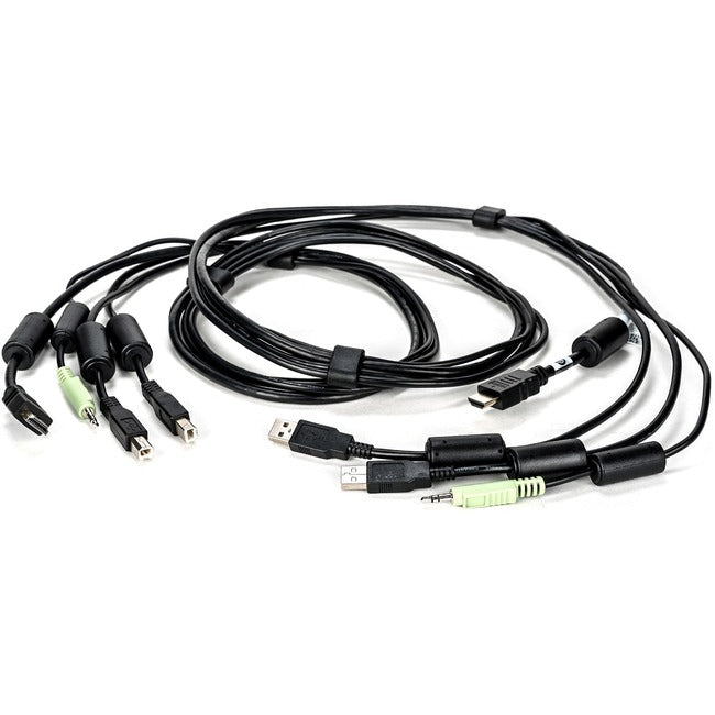 Vertiv CBL0112 Teclado y Ratón USB Vertiv Avocent, Cable HDMI y Audio, 6 pies para Conmutadores de Series Vertiv Avocent SV y SC