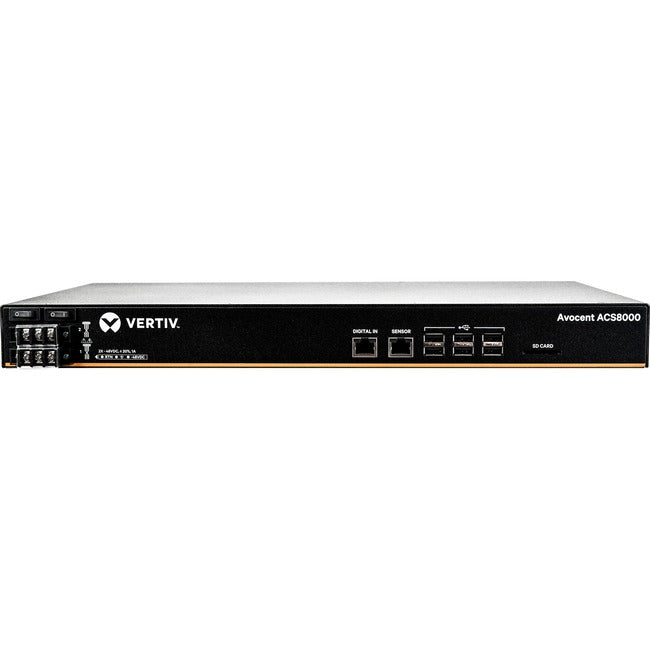 Vertiv ACS8032DDC-400 Sistema de Consola ACS8000 de 32 puertos con Fuente de Alimentación Dual DC, no TAA