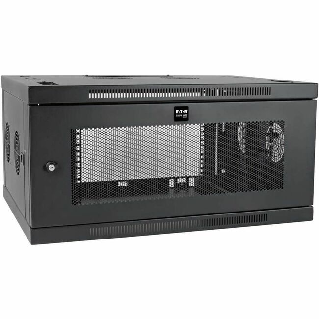 Eaton SRW6UDPVRT Tripp Lite by Eaton SmartRack 6U Low-Profile Switch-Depth-Plus Wall-Mount Mini Rack Enclosure Wide