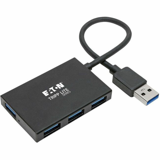 Eaton U360-004-4A-AL Tripp Lite by Eaton Hub Portátil USB-A de 4 Puertos - USB 3.x (5Gbps) Carcasa de Aluminio