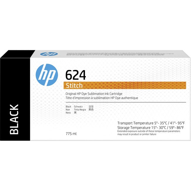 HP Inc. 2LL53A Cartucho de Tinta de Inyección Original HP 624 - Paquete Negro