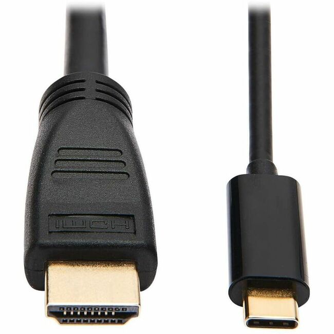 Eaton U444-006-H4K6BM Cable Adaptador Activo USB-C a HDMI Serie Eaton Tripp Lite (M/M), 4K 60 Hz, 4:4:4, HDCP 2.2, Adaptador Mid-Cable, Negro, 6 ft. (1.8 m)