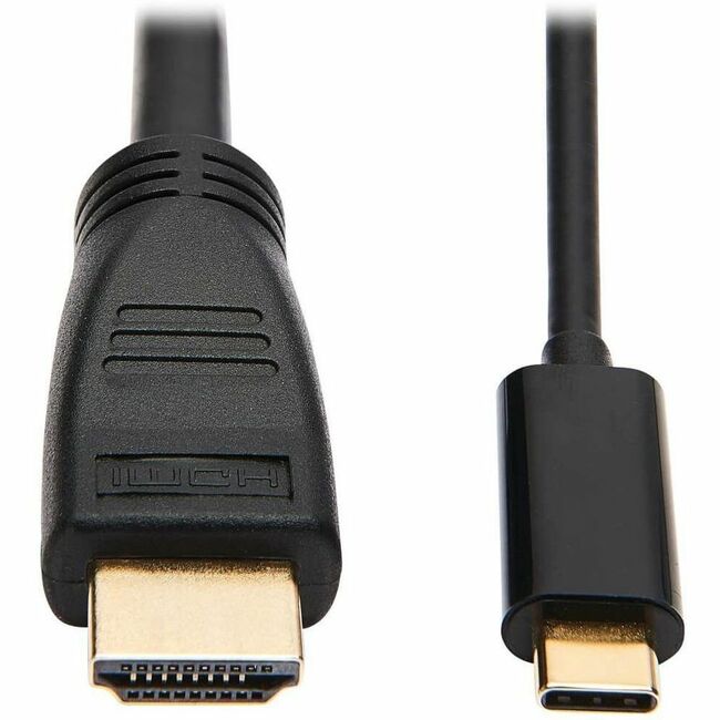 Eaton U444-010-H4K6BM Tripp Lite Series USB-C to HDMI Active Adapter Cable (M/M), 4K 60 Hz, 4:4:4, HDCP 2.2, Mid-Cable Adapter, Black, 10 ft. (3.1 m)
