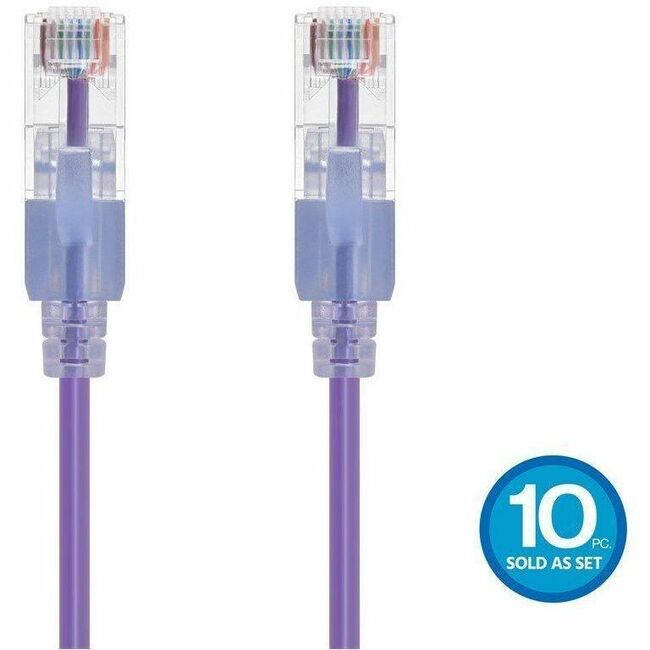 Monoprice, Inc. 16348 Cable de Red Monoprice SlimRun Patch UTP Categoría 6a