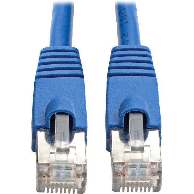 Eaton N262-030-BL Tripp Lite by Eaton Cable Ethernet Cat6a 10G Sin enganches Blindado STP (RJ45 M/M) PoE Azul 30 pies (9.14 m)
