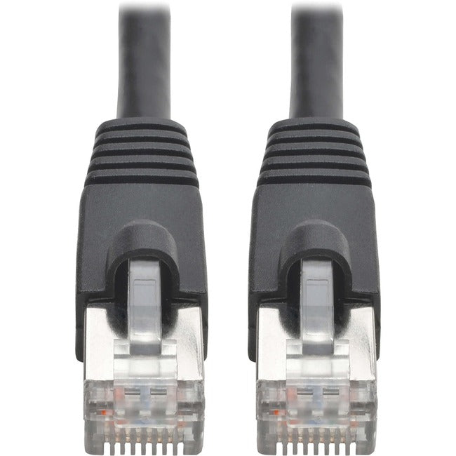 Eaton N262-035-BK Tripp Lite Series Cat6a 10G Snagless Shielded STP Ethernet Cable (RJ45 M/M), PoE, Black, 35 ft. (10.67 m)