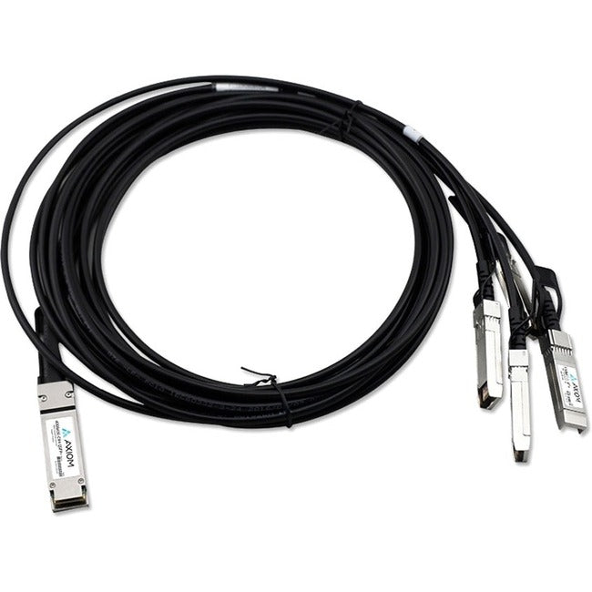 Axiom 10423-AX 100GBASE-CR4 QSFP28 a 4 SFP28 DAC Pasivo Compatible con Extreme 3m