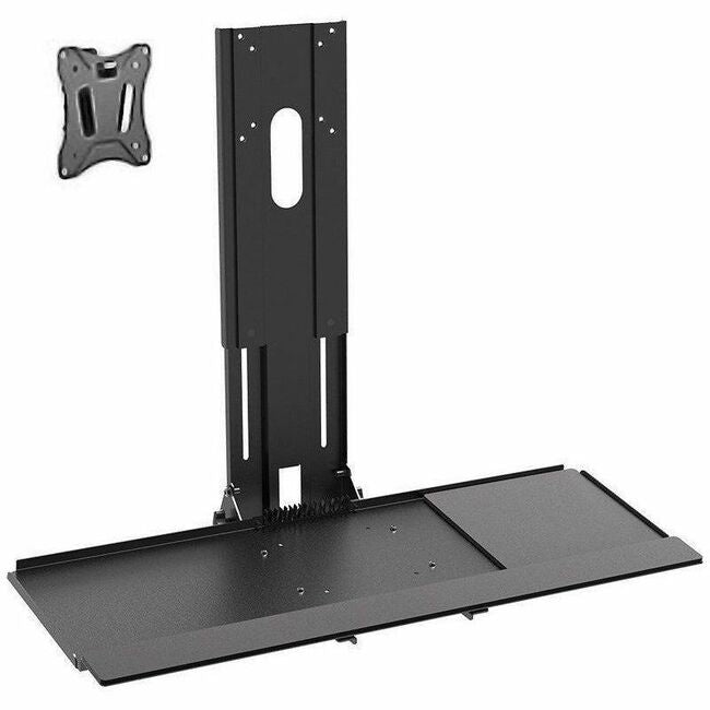 Monoprice, Inc. 34543 Monoprice Workstream Soporte de Pared para Estación de Trabajo, Teclado, Monitor, Computadora, Ratón, Pantalla