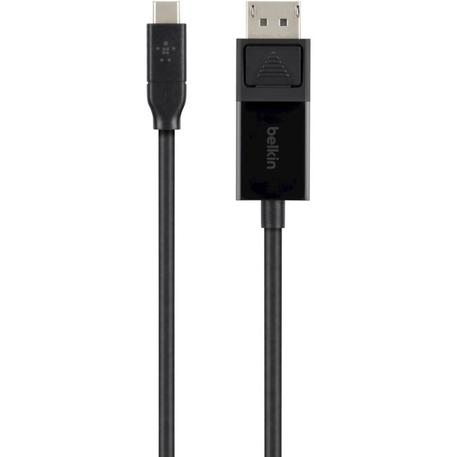 Belkin International INC B2B103-06-BLK Belkin USB-C to DisplayPort Adapter Cable 4k 60Hz 6 foot - Black