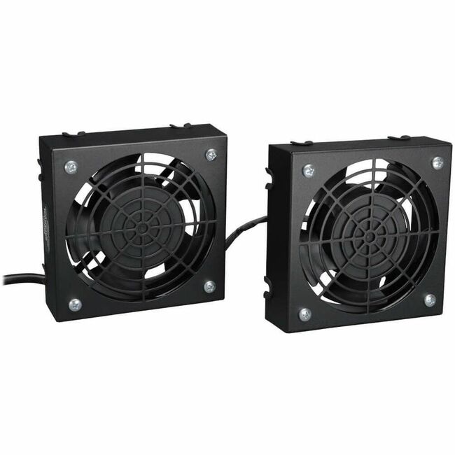 Eaton SRXFANWM Kit de Ventilador de Techo para Rack de Pared Eaton Tripp Lite Series SmartRack - Dual Ventiladores 230V de Alto Rendimiento, 210 CFM, Cable de 3 ft. (0.91 m), Entrada C14