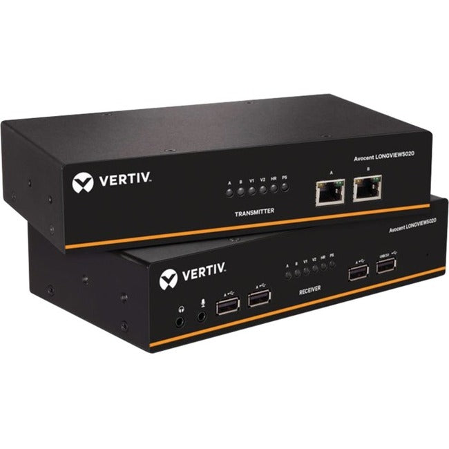 Vertiv LV5020P-001 Avocent LongView - Dual Monitor, USB, Audio, CATx hasta 100m / 330ft