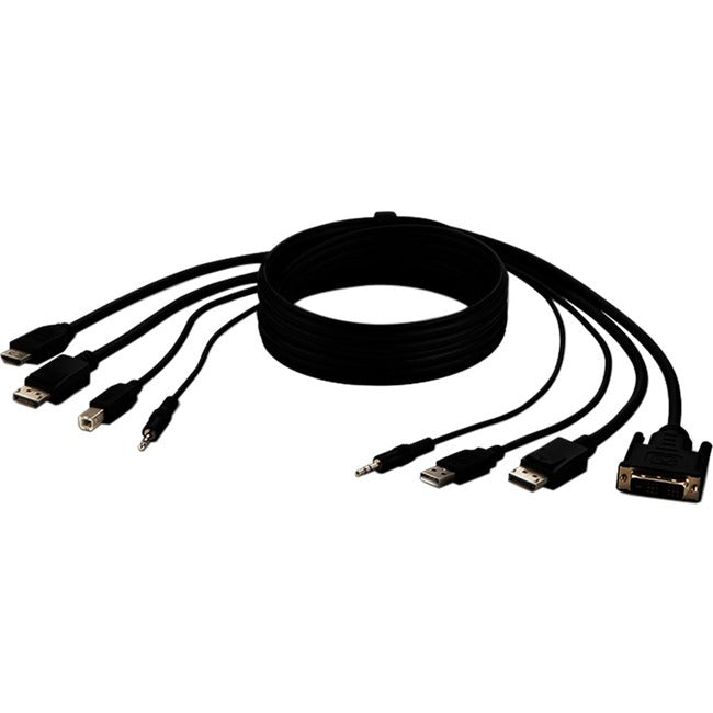 Belkin International INC F1DN2CC-DHPP6T Belkin TAA (1) DVI a HDMI (1) Cable DP-DP/USB/AUD