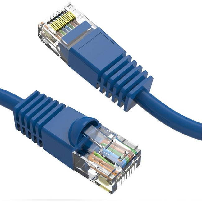 Axiom C6MB-B200-AX 200FT CAT6 UTP 550mhz Cable de Parche Snagless Molded Boot (Azul)