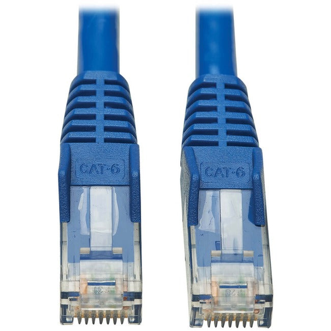 Eaton N201P-050-BL Tripp Lite Series Cat6 Gigabit Snagless Molded UTP Ethernet Cable (RJ45 M/M), PoE, CMR-LP, Blue, 50 ft. (15.24 m), TAA
