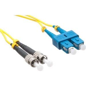Axiom AXG100062 Cable de Fibra Óptica Axiom SC/ST Monomodo Dúplex OS2 9/125 0.5M - Conforme a TAA