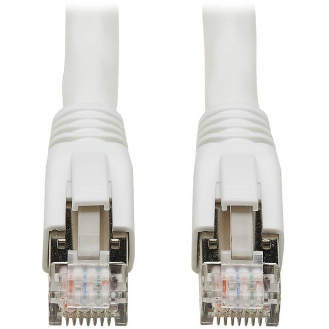 Eaton N272-020-WH Tripp Lite by Eaton Cable Ethernet Cat8 25G/40G Certificado Blindado Snagless S/FTP (RJ45 M/M) PoE Blanco 20 ft. (6.09 m)