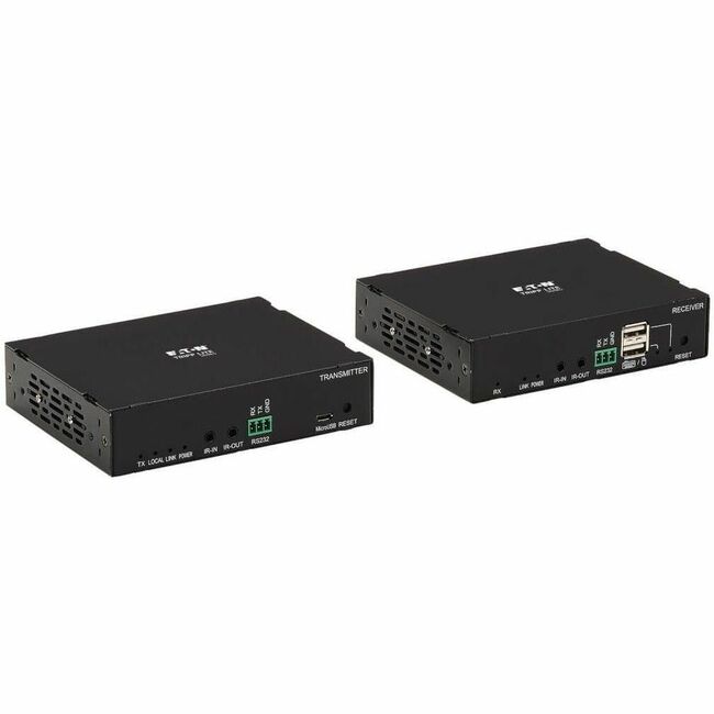 Eaton B127E-1A1-HH Kit extensor Eaton Tripp Lite Series HDMI sobre Cat6 con alimentación sobre cable - 4K 60 Hz, 4:4:4, 328 pies (100 m), TAA