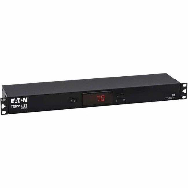 Eaton SR1UPNLTEMP Tripp Lite Series SmartRack 1U Sensor Digital de Temperatura, Panel de Cierre, LCD