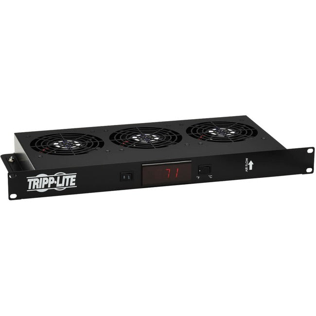 Eaton SRFAN1UTEMP Panel Divisorio 1U de Tripp Lite by Eaton con Sensor de Temperatura y Ventiladores de Alto Rendimiento