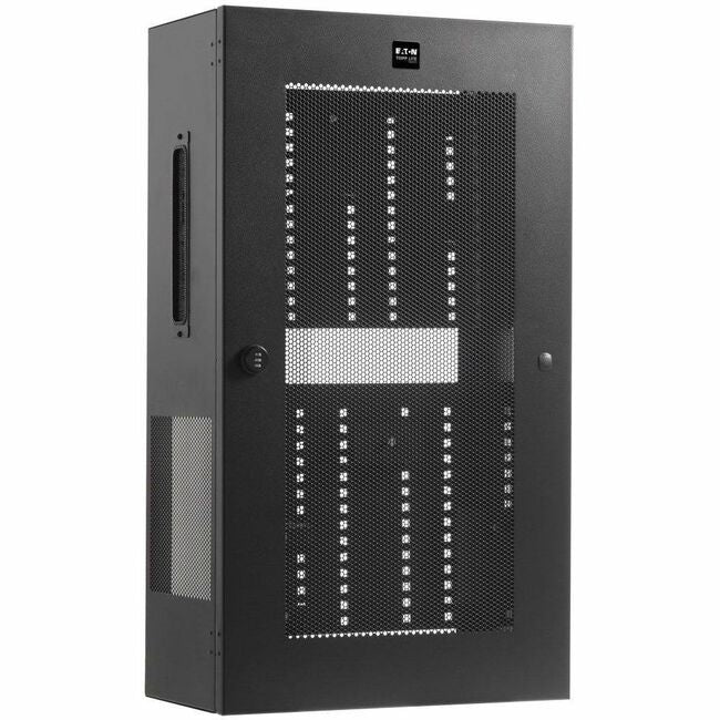 Eaton SRWF10UMOD Tripp Lite Series SmartRack 5U Low-Profile Vertical-Mount Switch-Depth Wall-Mount Structured Wiring Enclosure, Adjustable Equipment Brackets