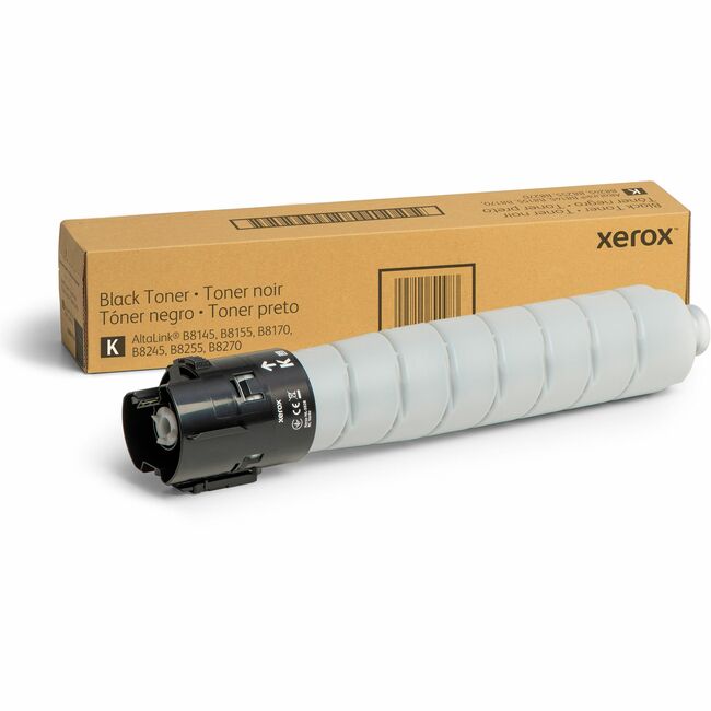 Xerox 006R01771 Cartucho de Tóner Negro Genuino Xerox&reg; AltaLink&reg; Series B8100 Impresoras Multifunción / Series B8200 Impresoras Multifunción