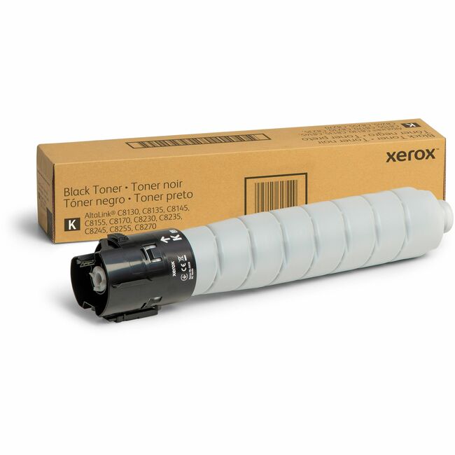Xerox 006R01746 Cartucho de Tóner Negro Xerox Genuino Xerox® AltaLink® Serie C8100 Impresoras Multifunción a Color / Serie C8200 Impresoras Multifunción a Color