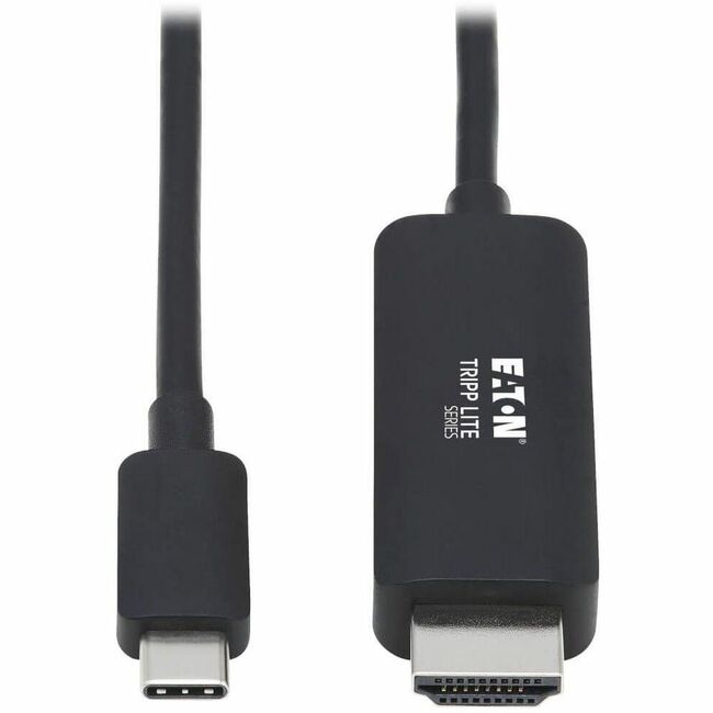 Eaton U444-003-HBE Tripp Lite Series Adaptador Cable USB-C a HDMI (M/M), 4K, 4:4:4, Compatible con Thunderbolt 3, Negro, 3 ft. (0.9 m)
