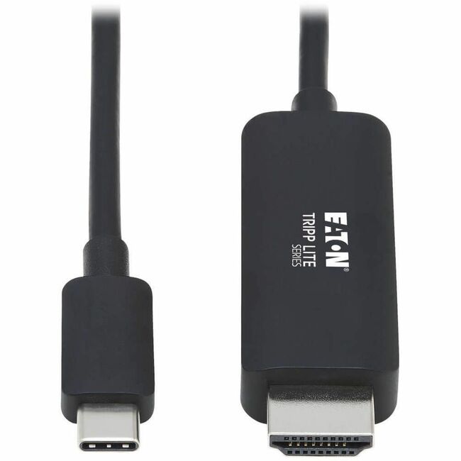 Eaton U444-006-HBE Cable Adaptador Eaton Tripp Lite Series USB-C a HDMI (M/M), 4K, 4:4:4, Compatible con Thunderbolt 3, Negro, 6 ft. (1.8 m)