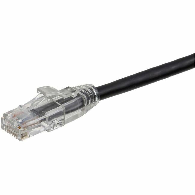Axiom AXG98335 Cable de Parcheo CAT6 de 10 pies Blindado (STP) sin Enganches - Negro - Conforme con TAA