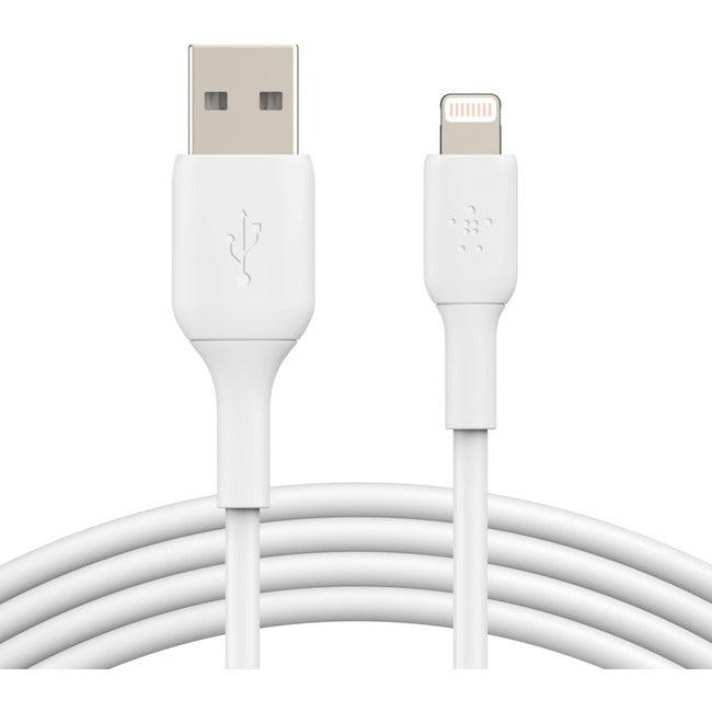 Belkin International INC CAA001BT3MWH Belkin BoostCharge Cable Lightning a USB-A (3 metros / 9.9 pies, Blanco)
