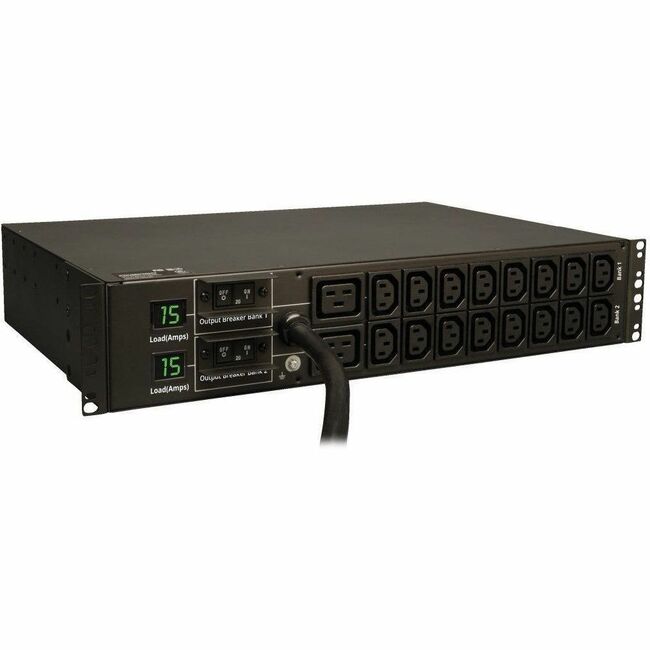 Eaton PDUMH30HV6 Tripp Lite by Eaton PDU 5.5kW Monofásico Local Metered PDU - 16 C13 & 2 C19 Salidas (208/230V) Entrada L6-30P Cordón 1.8 m 2U TAA