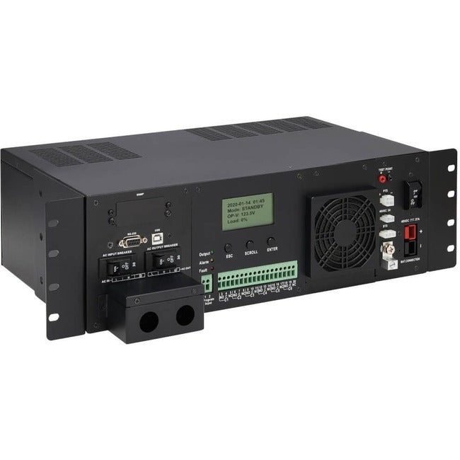 Eaton SMART1548ET Tripp Lite by Eaton UPS 120VAC 48VDC 1500VA 1200W Extreme Temperature Network UPS for Industrial and Traffic Networks 3U Hardwire